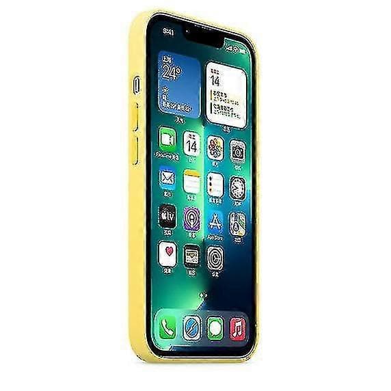 Jule-silikon mobildeksel for iPhone 13 Pro 13pro Lemon Zest