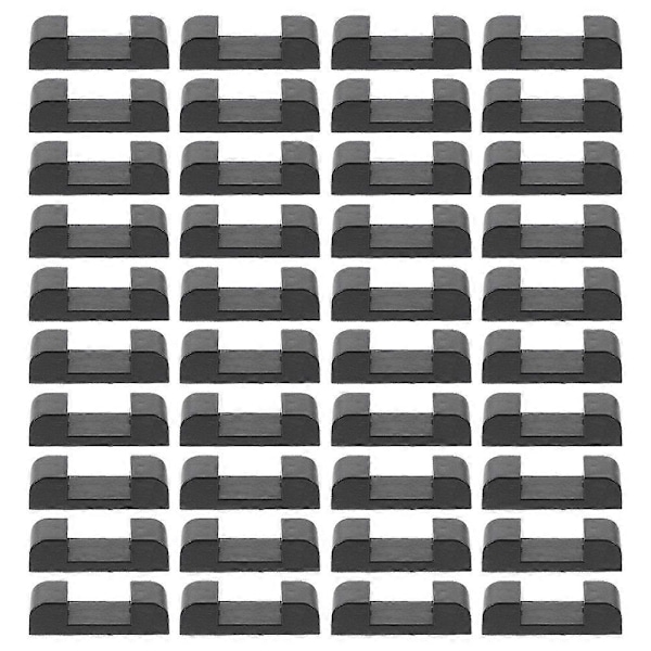 100 stk. Sorte Firkantede Base Display Bokse Baser Flydende Ramme Display Holder Baser