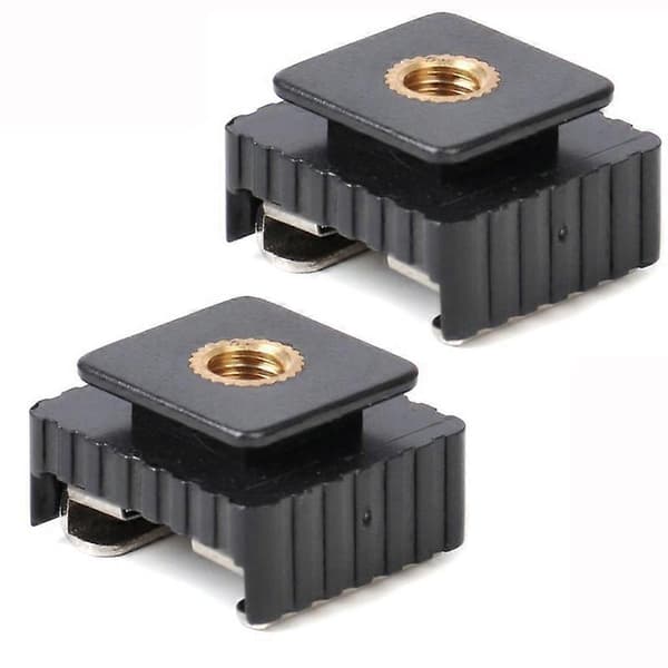 1/4 tomme Skrue Flash Kold Hot Shoe Mount Adapter til Speedight Studio Tripod