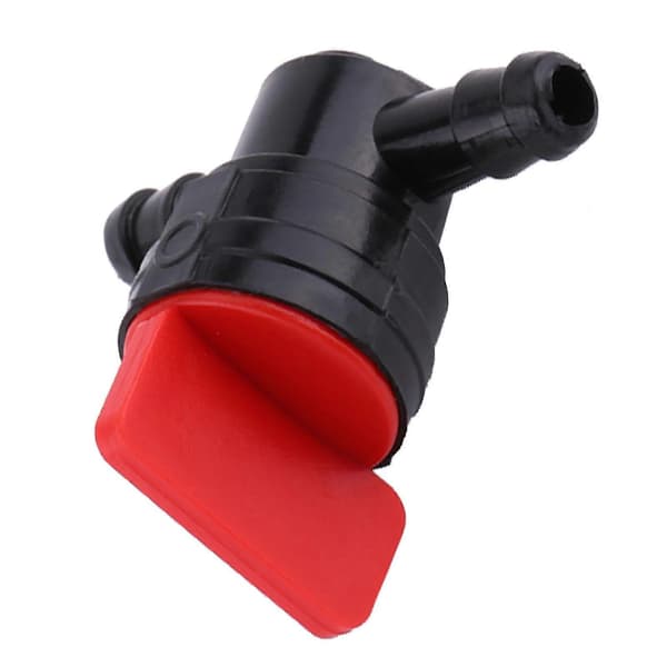 Universal Plastik 6mm Inline On/Off Brændstofhane Passer til 1/4 Rørslange