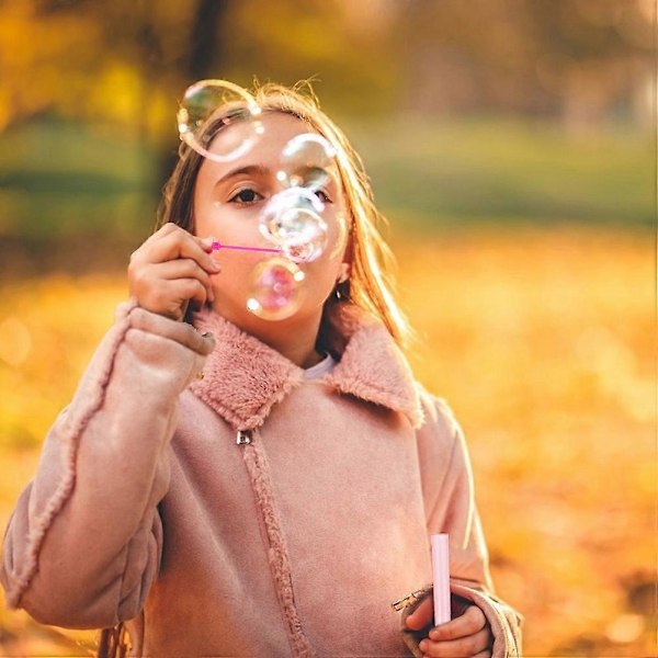 30 st Påfyllda Såpbubblestavar Barn Hjärta Tomma Såpbubblefestfavoriter för Barn (Blandad Färg)