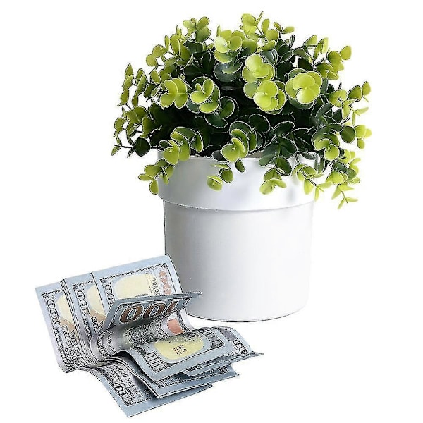 Stor Blomsterpotte Skjult Safe Låseboks Overraskelse Hemmelig Gjemmested Plante Gjemme Penger, Nøkler, Smykker Organizer Andre Verdisaker (Ruipei)