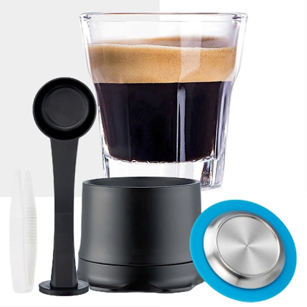 1 Sæt Kaffekapsel Kop Fødevaregodkendt Rustfri Stål Miniature Genopfyldelige Kaffekapsler Kop til ZENIUS-Maskine