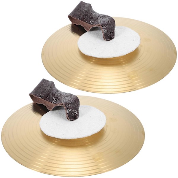 1 par små legerings håndcymbaler performance band percussion musikinstrument