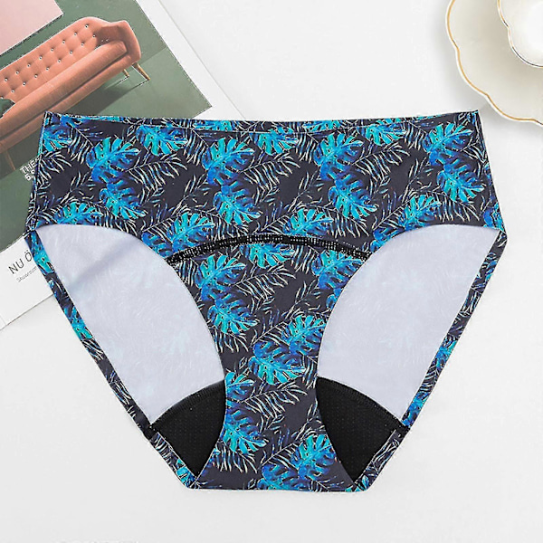 Mænds menstruationssikre bikinitrusser med mellemhøj talje - Badebukser til teenagere og kvinder - Separate, sexede, plisserede badedragter - Tankini - Trunks - 2023 blue 3XL