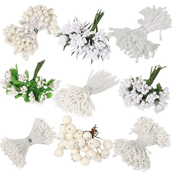 1 Bukett Simuleringsblomst Kunstige Planter Håndlaget DIY Bryllupsfest Dekor