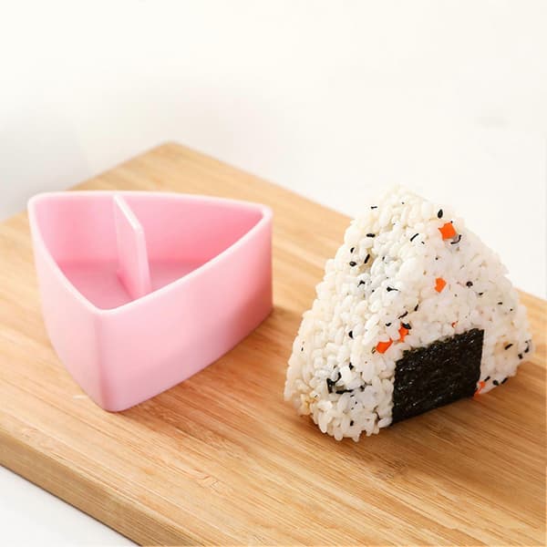 Sushi Form Triangulær Non-Stick PP Varmebestandig Risballpresse Maker for Hjemmet