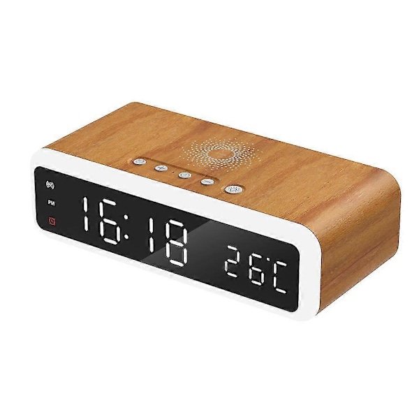 Digital Väckarklocka C Med Trådlös Laddning Skrivbord C Hd C Med