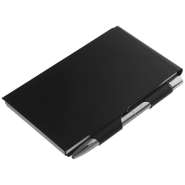 Metal Lille Notesbog Mini Notesblok Lille Lomme Notesblok Metal Note Case med Pen