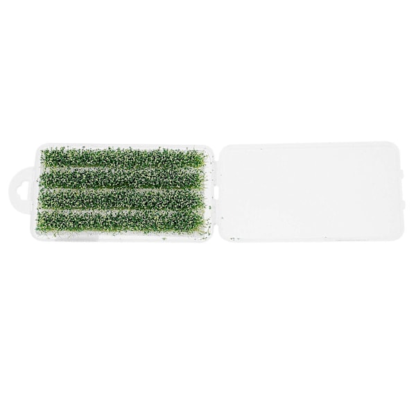 1 Æske Statisk Blomsterkvast Strimmel Blomsterkvast Jernbane Miniature Kunstig Græsplante