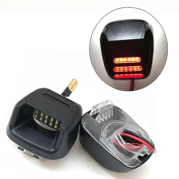 LED-nummerpladelygte bag til Navara Frontier Xterra Titan