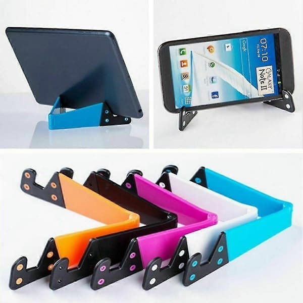 2x Bærbar Universal Foldbar Mobiltelefon Stand Holder Til Smartphone Tablet