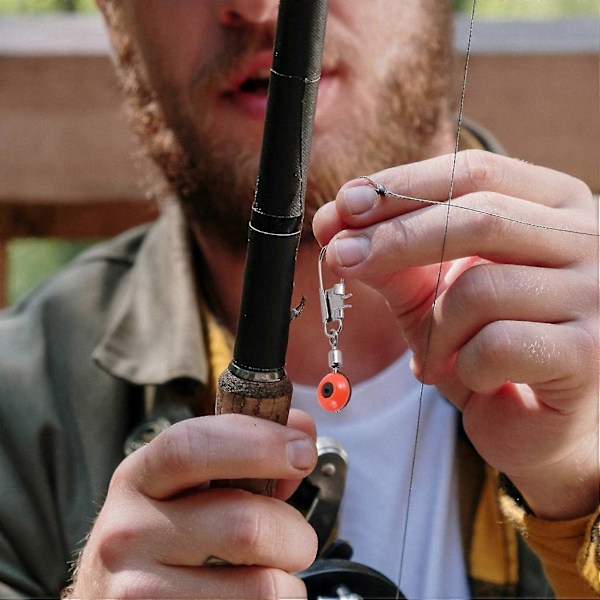 100x Snabbkula Swivel Säkerhetskarbin Flytande Adapter Ny