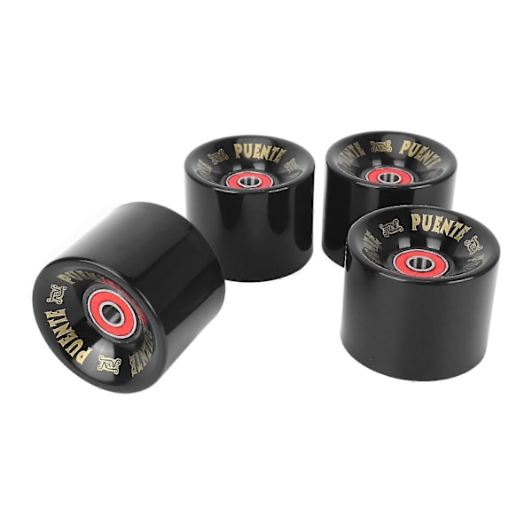 Puente 4 stk/sett Cruiser Skateboard Hjul PU Hjul Longboard Cruiser Hjul Med Abec-9 Kulelager