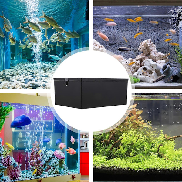 Akvarium Ekstern Filter Drypp Regndråpe Øvre Boks Akvarium Vann Akryl Filter Dryppeboks Svart