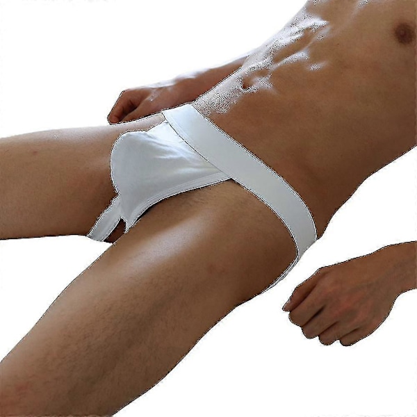 Herre Jockstrap Undertøy Brief Truser White M