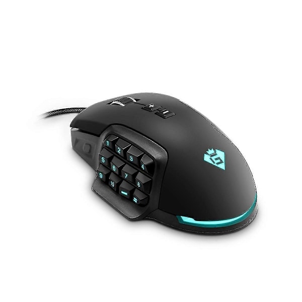 Usb Kabelansluten Rgb Spel 24000 16 Knappars Programmeringsspel Optisk För Dator Pc Laptop