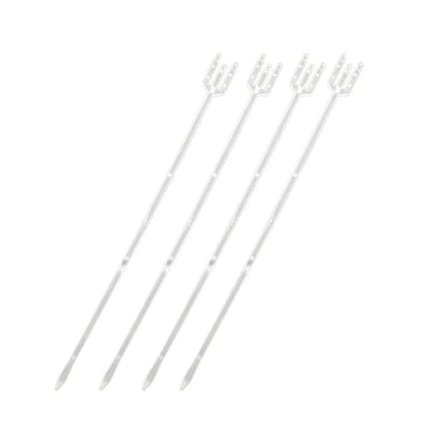 80 st 24cm Transparent Bukett Förpackningsmaterial Kort Buketthållare