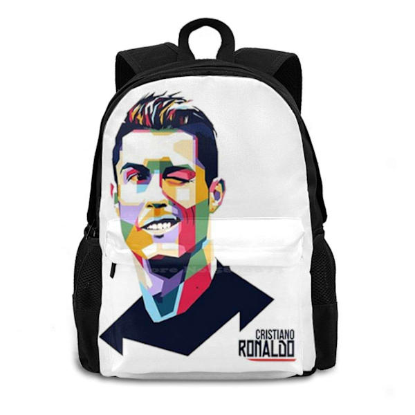Cristiano Ronaldo Tonårsryggsäck Laptop Resväska Kristen Drawstring Bag