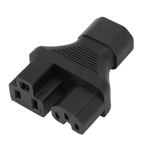 IEC320 C14 til C13 og 515R Strømadapter Han til Hun Strømstik Splitter Adapter til Bordlampe Printer