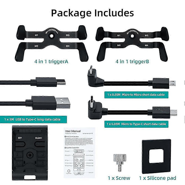 Kontroller Bakknapp Feste Adapter Paddler Trigger For /x/series S/series X Kontroller Spill