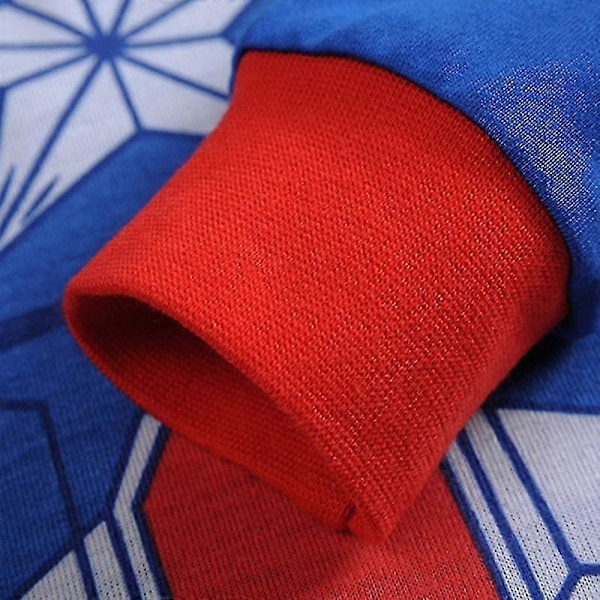 Superhjälte Pyjamas Set för Pojkar Loungewear Topp Byxor Pjs Outfit Sovkläder Captain America A 2-3 Years