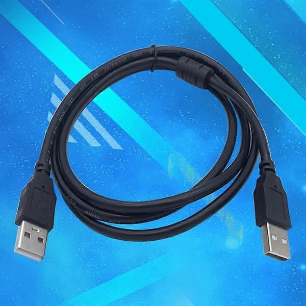 Datakabel Højhastighedstransmission Stabil Udgang Driverfri USB2.0 A til A Han til Han Dataoverførselskabel til Radiator