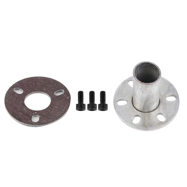 Rustfri Stål Udstødningspotte Lyddæmper 20mm/0.8in Modificerede Dele til 2 Takts Motorcykel Sort