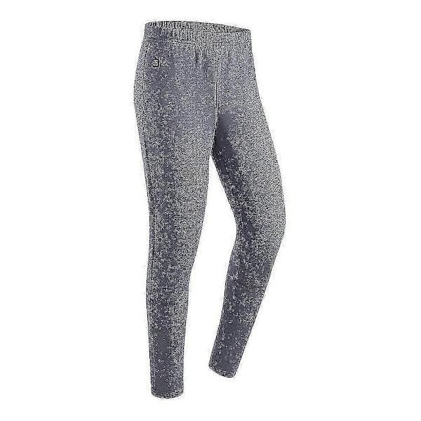 Vinter Termisk Opvarmet Jakke 28 Områder Vandreture Skjorter Ski Sæt Varme Tøj Opvarmet Undertøj Men gray pants 4XL