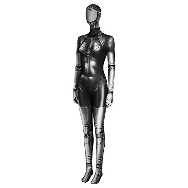 Cosdaddy Atomic Heart Dixie Cosplay Kostym Vuxen Kvinnor Sexig Svart Jumpsuit Dräkter Halloween Cosplay Kostym Flickor Bodysuits L