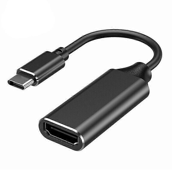 Typ C till 4K HDMI-kompatibel Kabel Portabel Stabil Överföring Universell Adapter Konverteringssladd för Telefon