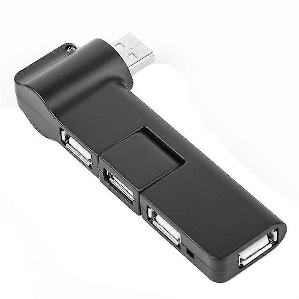 Usb2.0 Splitter Hub Computer Notebook Bøjning Fire-port Bilforlænger