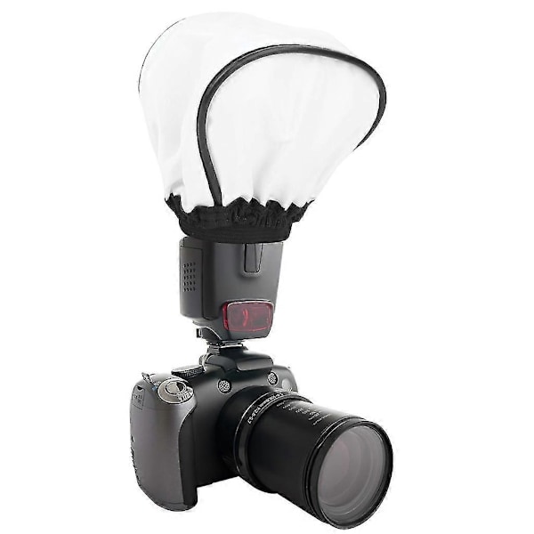 2x Softboks Diffuser For Foto Speedlite Blitslys