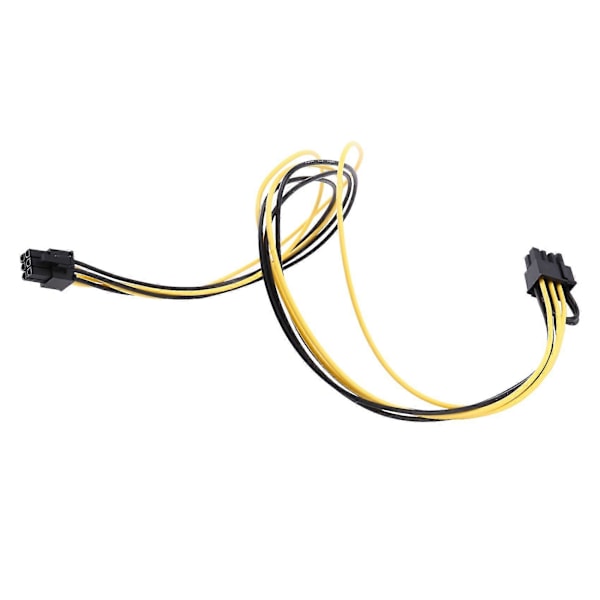 12 kpl 6-nastainen PCI-e - 8-nastainen (6+2) PCI-e (uros-uros) GPU-virtajohto 50cm näytönohjaimille louhintaan S
