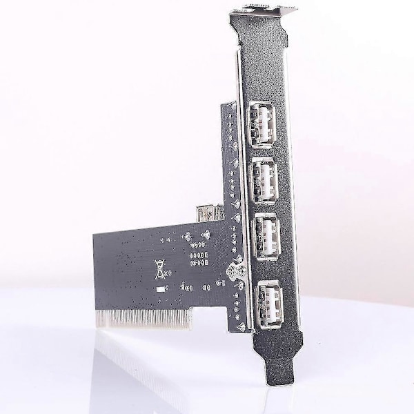 Usb 2.0 4 Porttia 480mbps Nopea Via Hub Pci -ohjainkorttisovitin Pci-kortit Vista Windows M:lle