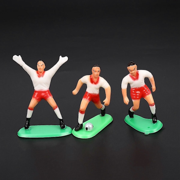 8 st Fotboll Tårtdekoration Spelare Verktyg Form Set