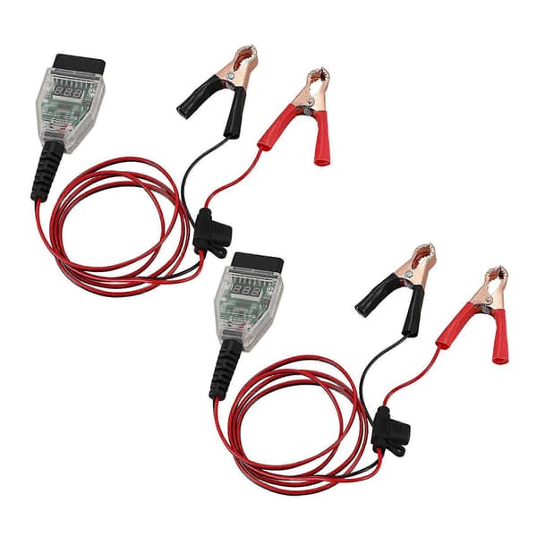 2x 5a Bil Dator Minnessparare Obd2 Batteribytesverktyg Expansionskabelklämma Digital Display