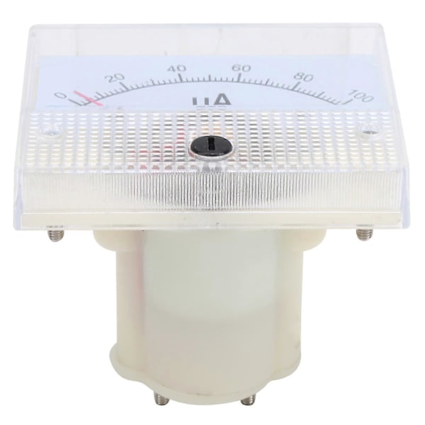 Analog Amperemeter Mätinstrument 0-100UA Pekartyp