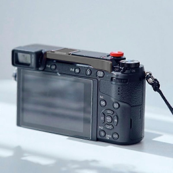 Aluminium Hot Shoe-deksel Tommelstøtte Finger Hot Shoe-feste Håndtakgrep For X-a7 Slr-kamera