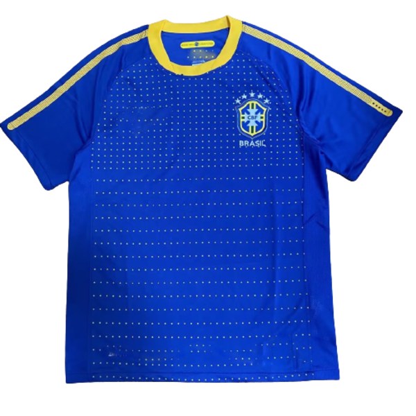 2010 Brasilien träningsdräkt på bortabanetröja kortärmad tröja Carrick NO.16 XXL