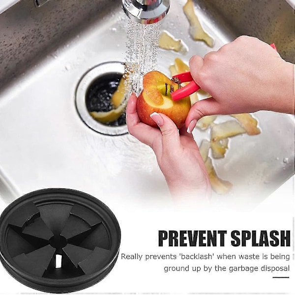 Roska-astian roiskesuojat, 3 3/8 tuumaa Insinkerator Evolution -sarjaan, 3 kpl Qcb-am Sink Baf