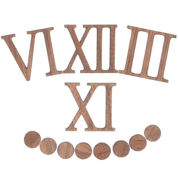 1 Setti Seinäkello DIY Roomalaiset Numerot Kellon Numerosarja Korvaavat Kellon Numerot Kellon Numerot