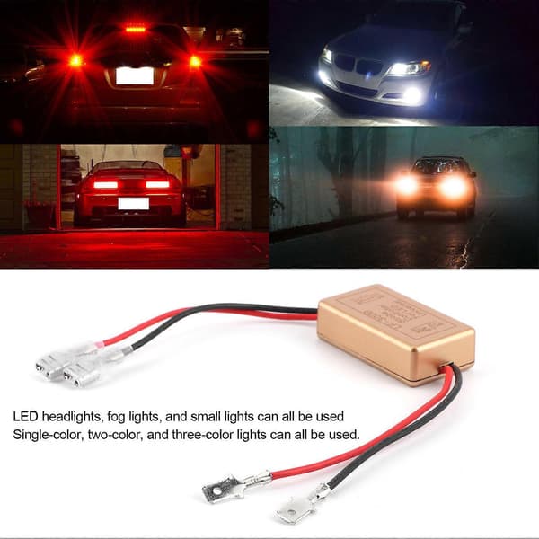 LED Hovedlys Strobe Kontroller Blinkmodul H1 H3 Signal Lys Kontrollboks