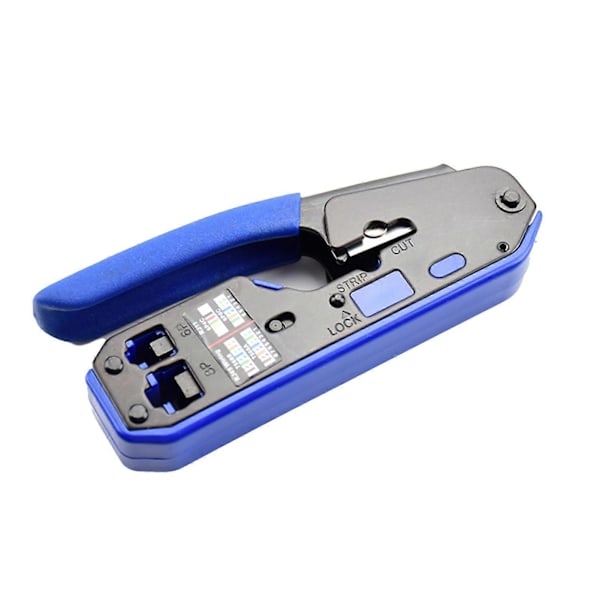 7SQ610 Internet Kabelpress Precisions Flamskyddad PVC Nätverkskabelpress Kabelstrippare Ethernet Cutter Skärverktyg