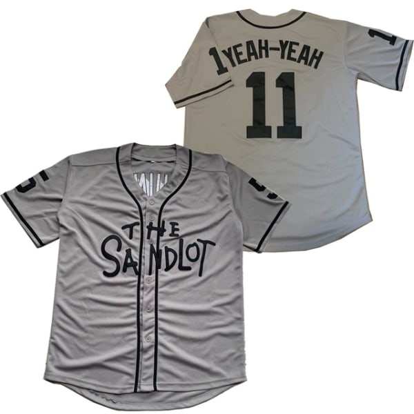 2023 World Baseball Jersey YEAH-YEAH#11 Tracksui Jersey gray 2XL