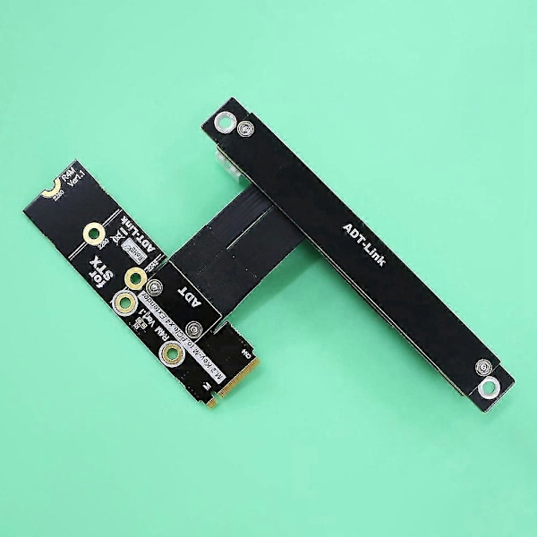 PCI-e PCI Express 16x til 4x Forlænger Ribbon Kabel Express Kort Adapter Kabel 90 Grader til 180 Grader
