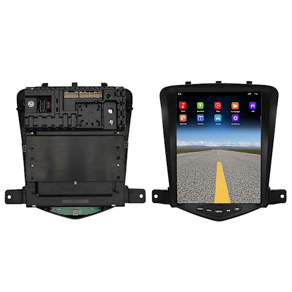 Autostereo 9,7 tuuman HD-kosketusnäyttö Android 12 GPS-navigoinnilla ja langattomalla Carplaylla, sopii Cruzeen 2008–2012