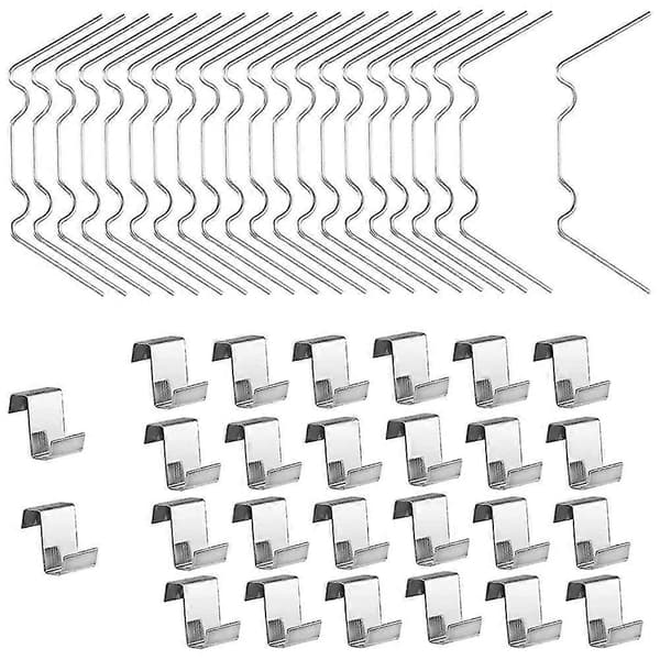 200 stk. drivhusclips til glas, rustfrit stål drivhusglasclips, drivhusvinduesclips