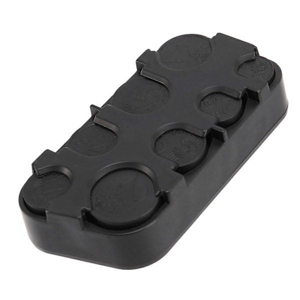 2x Euro Myntförvaring Myntbox Dispenser