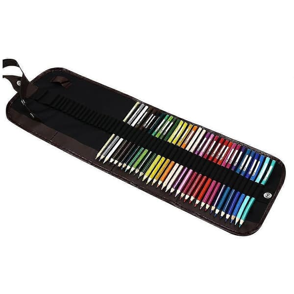 48 Lærred Farveblyant Wrap / Rulle Etui / Farveblyant Etui / Tasker / Punge Til Sko